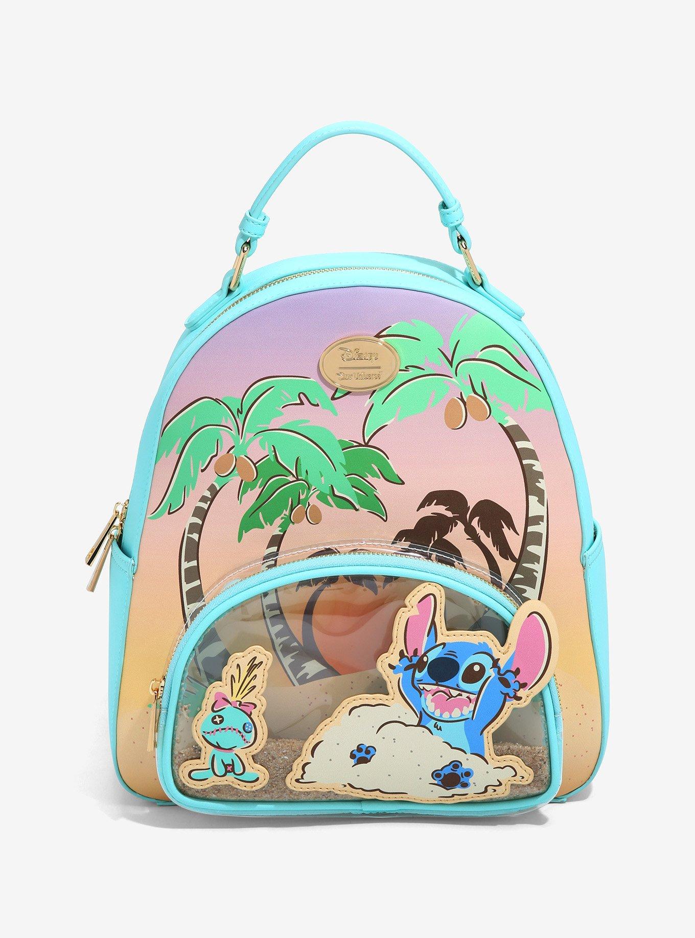 Loungefly Disney Stitch Sandcastle Beach Surprise Mini Backpack