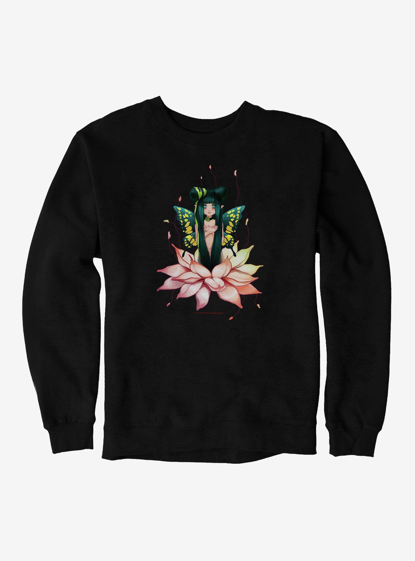 Fairies By Trick Space Buns Fairy Sweatshirt, BLACK, hi-res