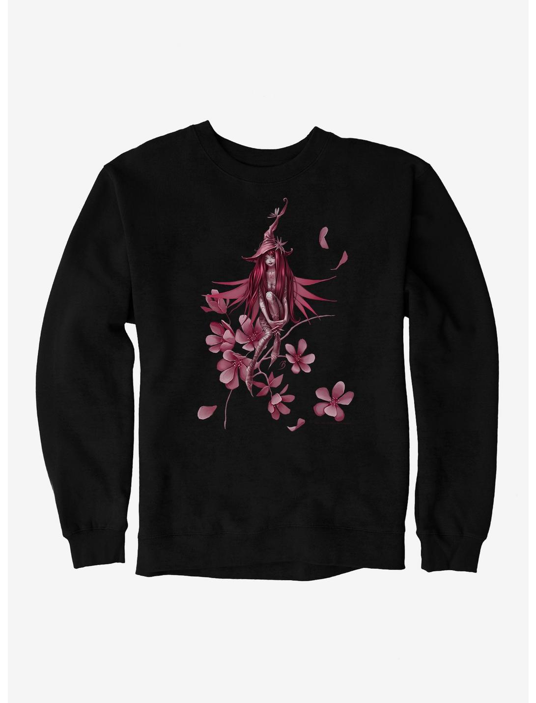Fairies By Trick Blooming Fairy Sweatshirt, BLACK, hi-res