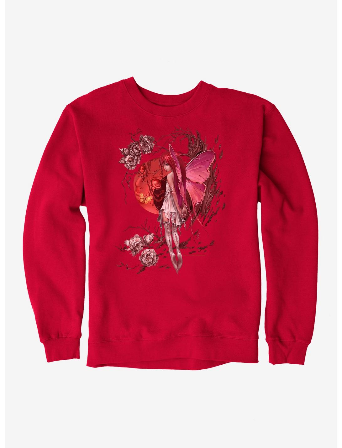 Fairies By Trick Red Moon Fairy Sweatshirt, , hi-res