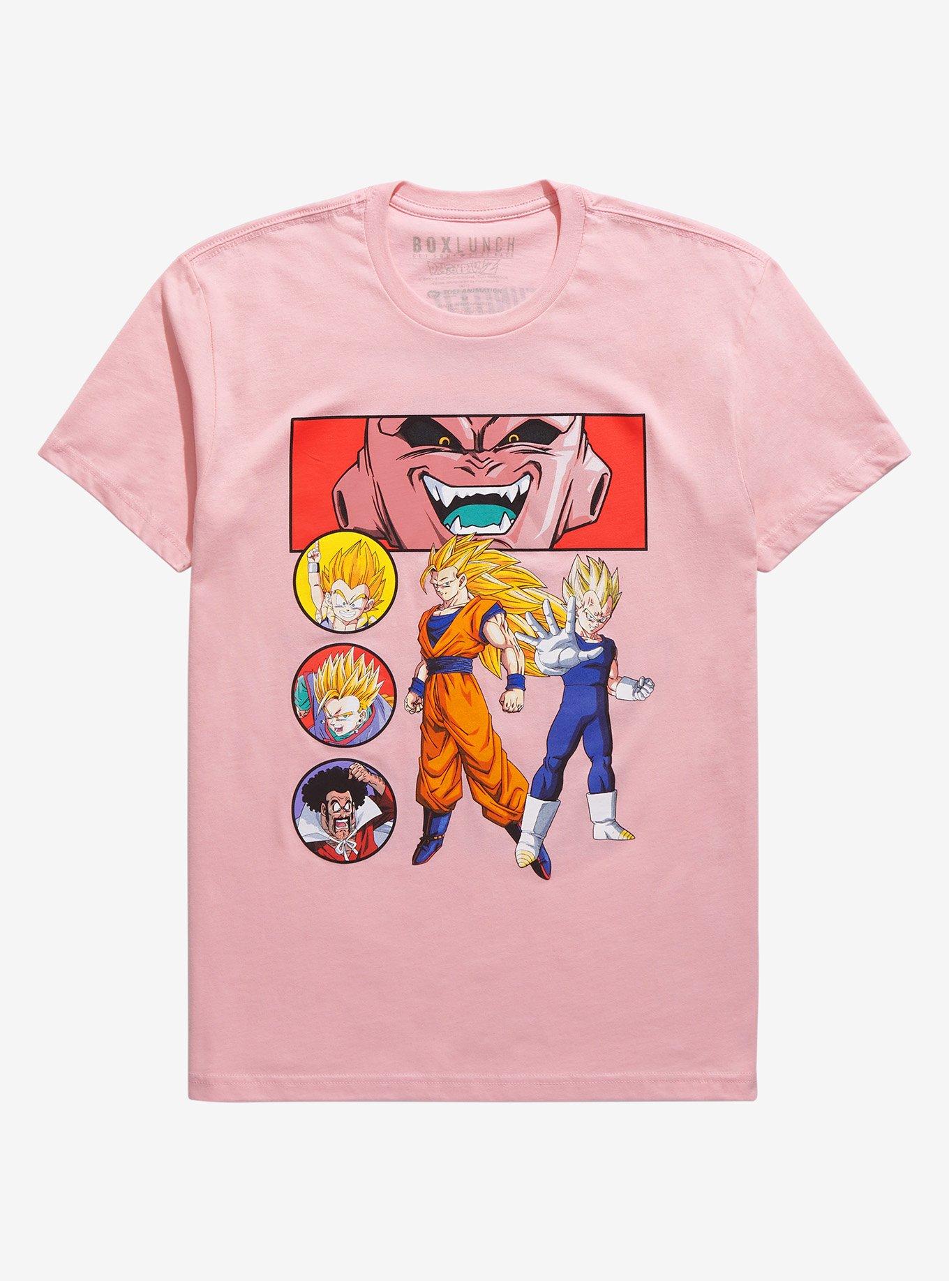 Dragon Ball Z New Adult T-Shirt - Majin Buu Saga Action Front Episodes Bac