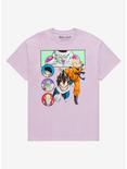 Dragon Ball Z Frieza Saga Panel T-Shirt - BoxLunch Exclusive, LILAC, hi-res