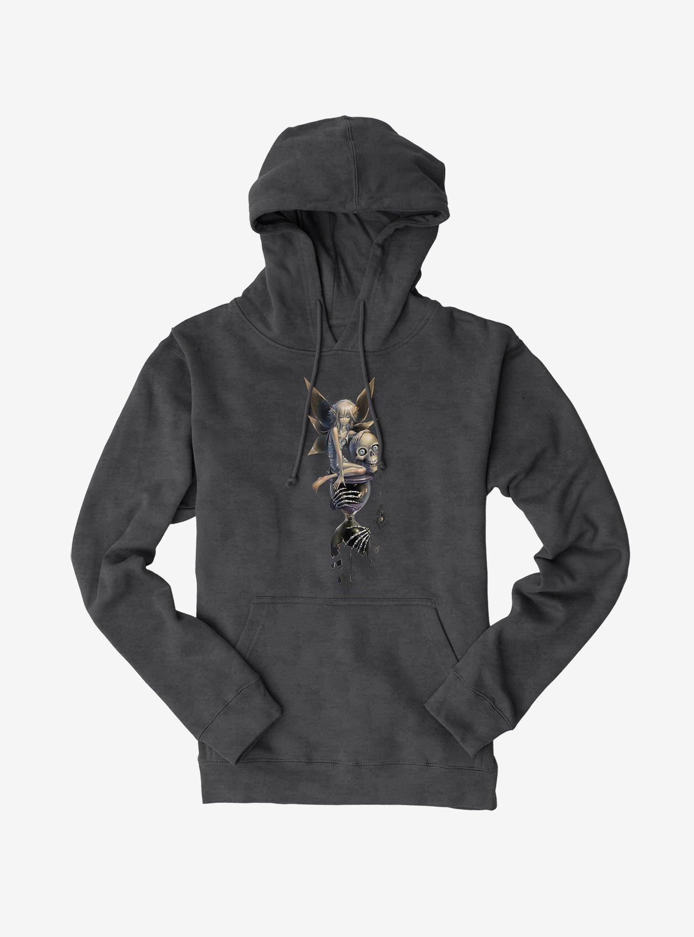 Fairies By Trick Skull Fairy Hoodie, CHARCOAL HEATHER, hi-res