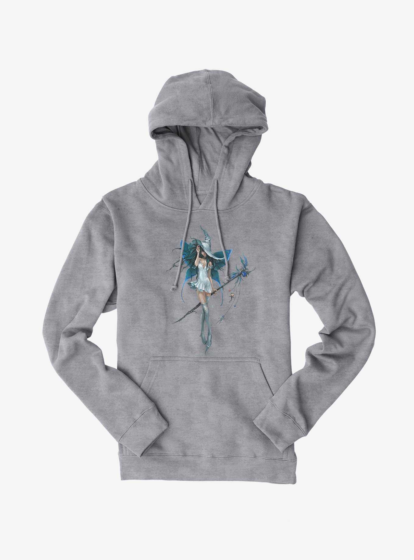 Fairies By Trick Witch Fairy Hoodie, HEATHER GREY, hi-res