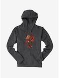 Fairies By Trick Lady Bug Love Fairy Hoodie, CHARCOAL HEATHER, hi-res