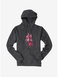 Fairies By Trick Pink Fairy Hoodie, CHARCOAL HEATHER, hi-res