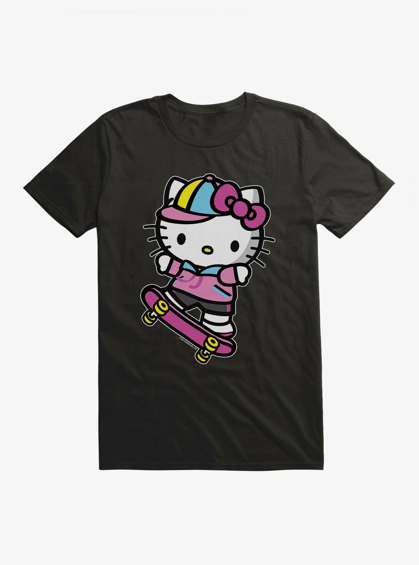 Hello Kitty Skateboard T-Shirt, , hi-res