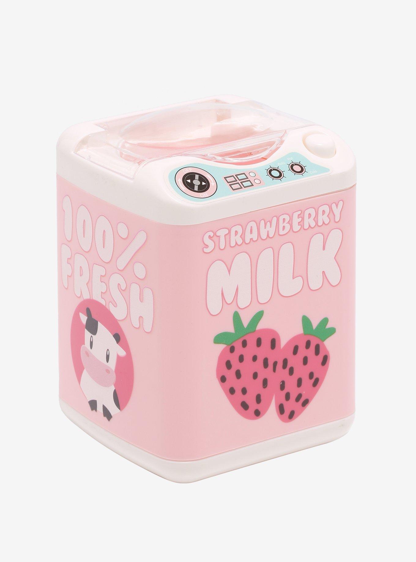 Strawberry Milk Makeup Sponge Washing Machine | Hot