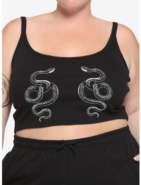 Coiled Snakes Girls Crop Cami Plus Size, , hi-res