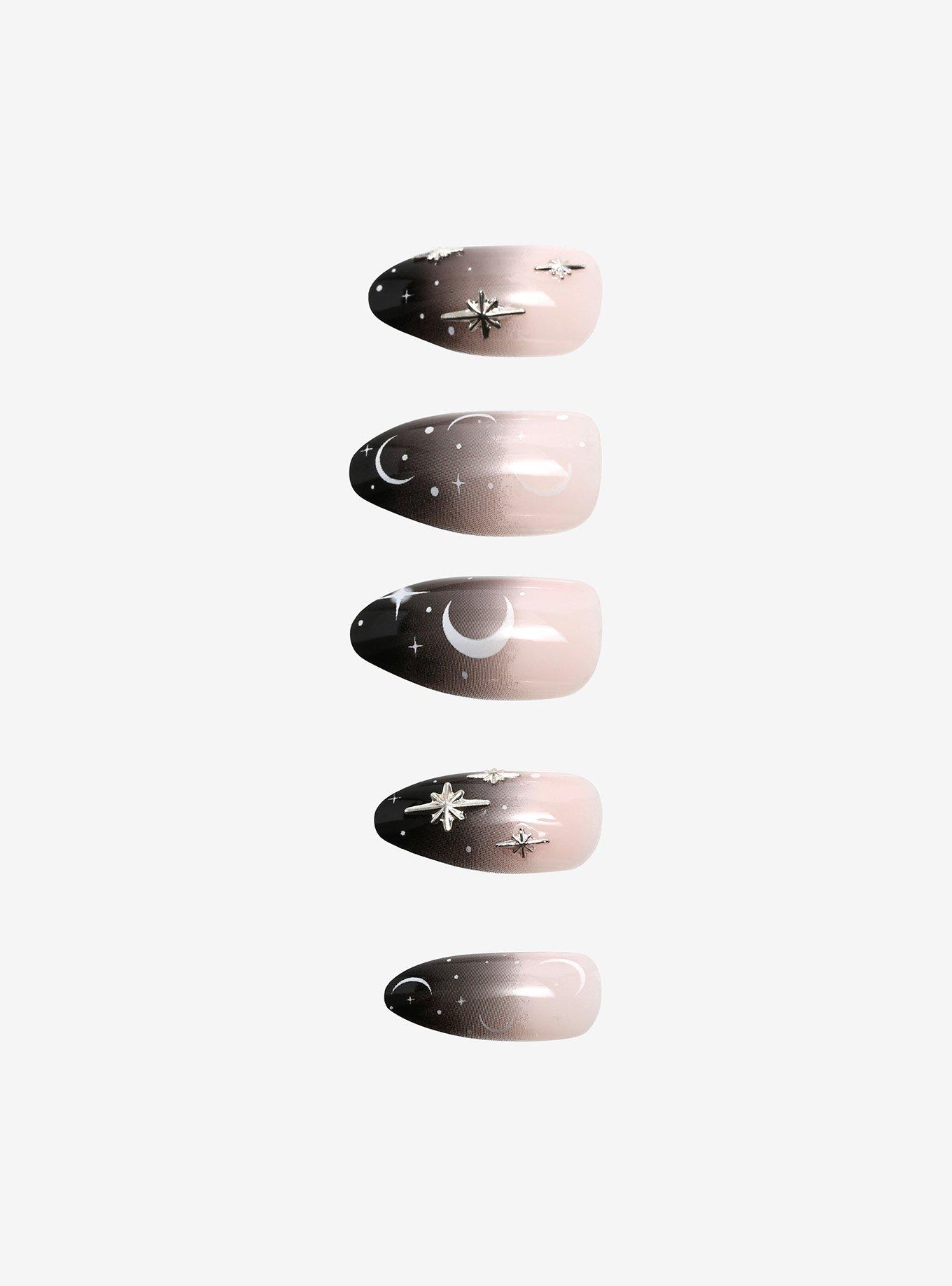 Blackheart Ombre Celestial Faux Nail Set, , hi-res