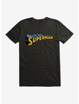 DC Comics Superman Blue 3D Logo T-Shirt, , hi-res
