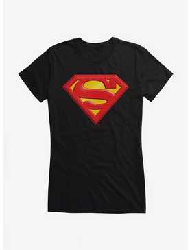 DC Comics Superman Classic Logo Girls T-Shirt, , hi-res