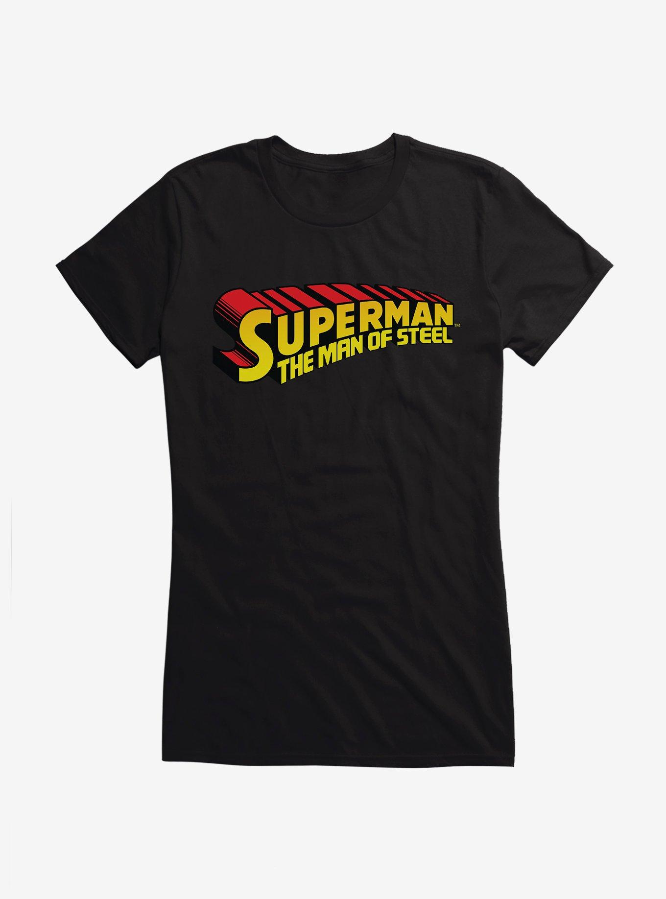 DC Comics Superman Of Steel Logo Girls T-Shirt