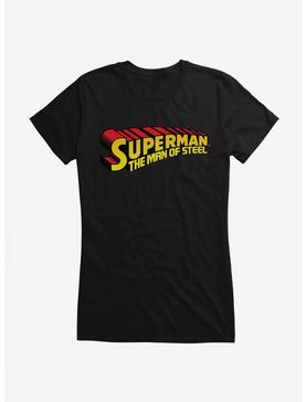 DC Comics Superman Of Steel Logo Girls T-Shirt, , hi-res