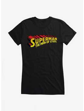 DC Comics Superman Of Steel Logo Girls T-Shirt, , hi-res