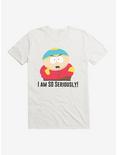South Park Season Reference Cartman Seriously T-Shirt, WHITE, hi-res