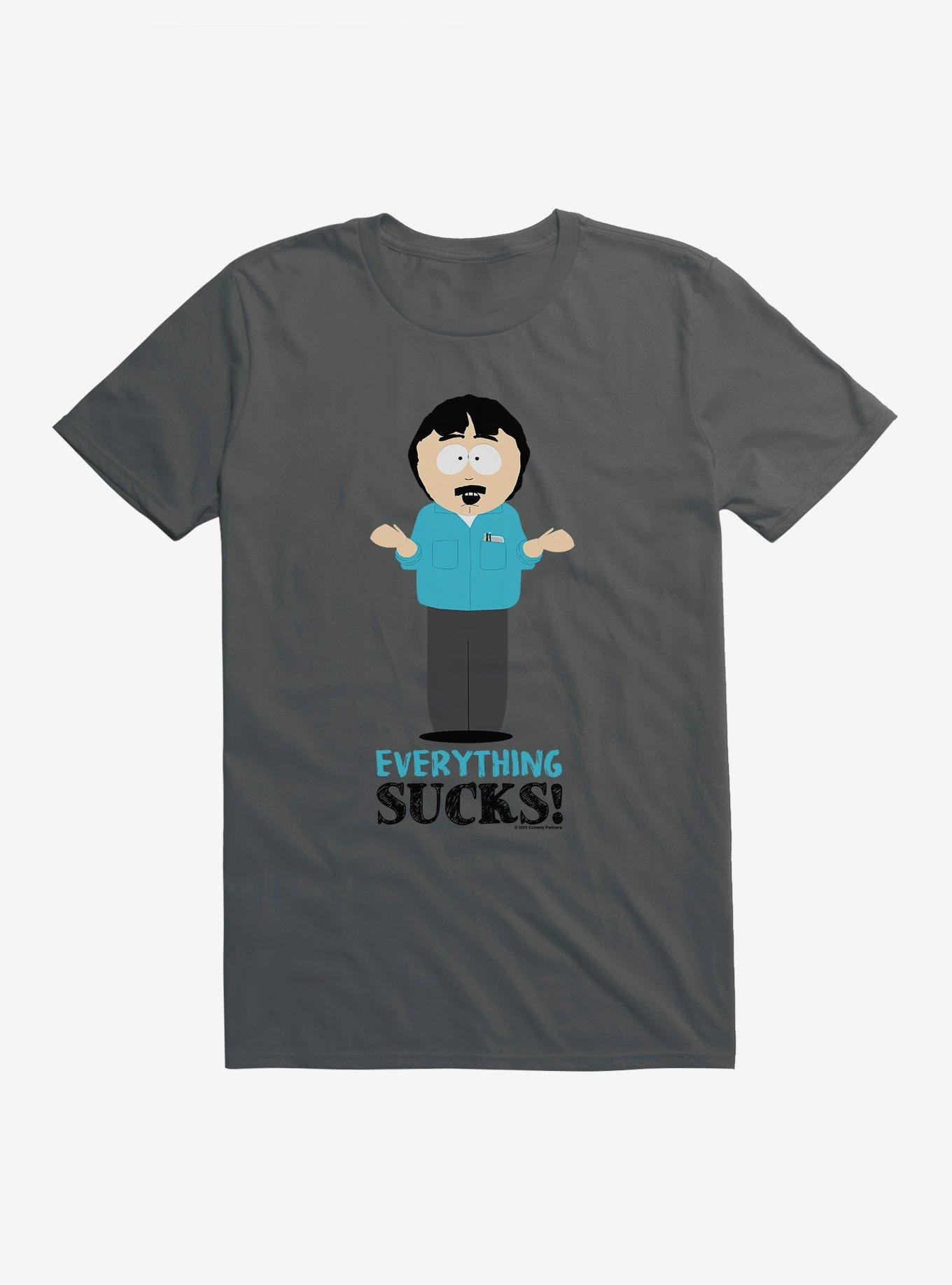 South Park Season Reference Everything Sucks T-Shirt, CHARCOAL, hi-res