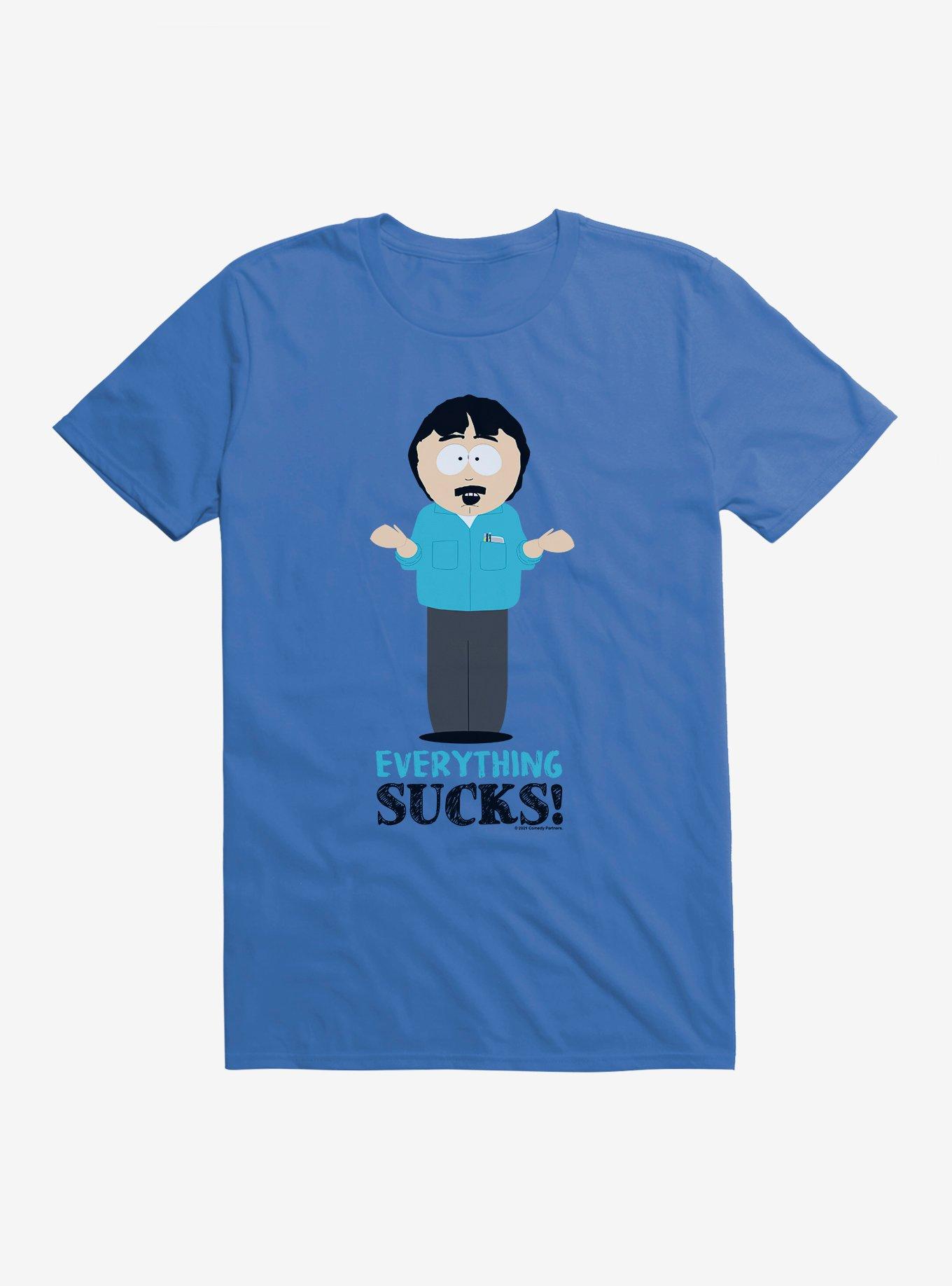 South Park Season Reference Everything Sucks T-Shirt, ROYAL BLUE, hi-res