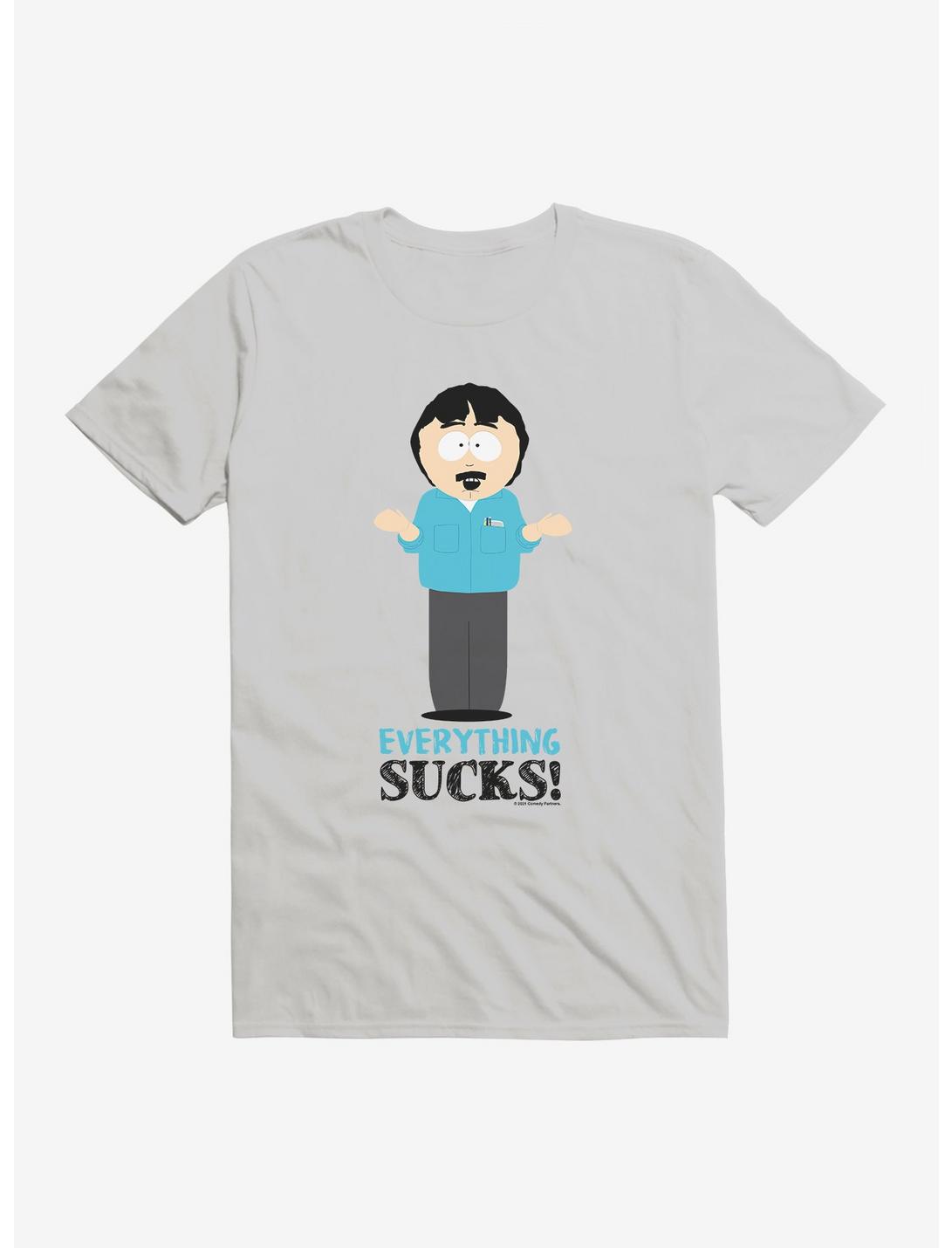 South Park Season Reference Everything Sucks T-Shirt, SILVER, hi-res