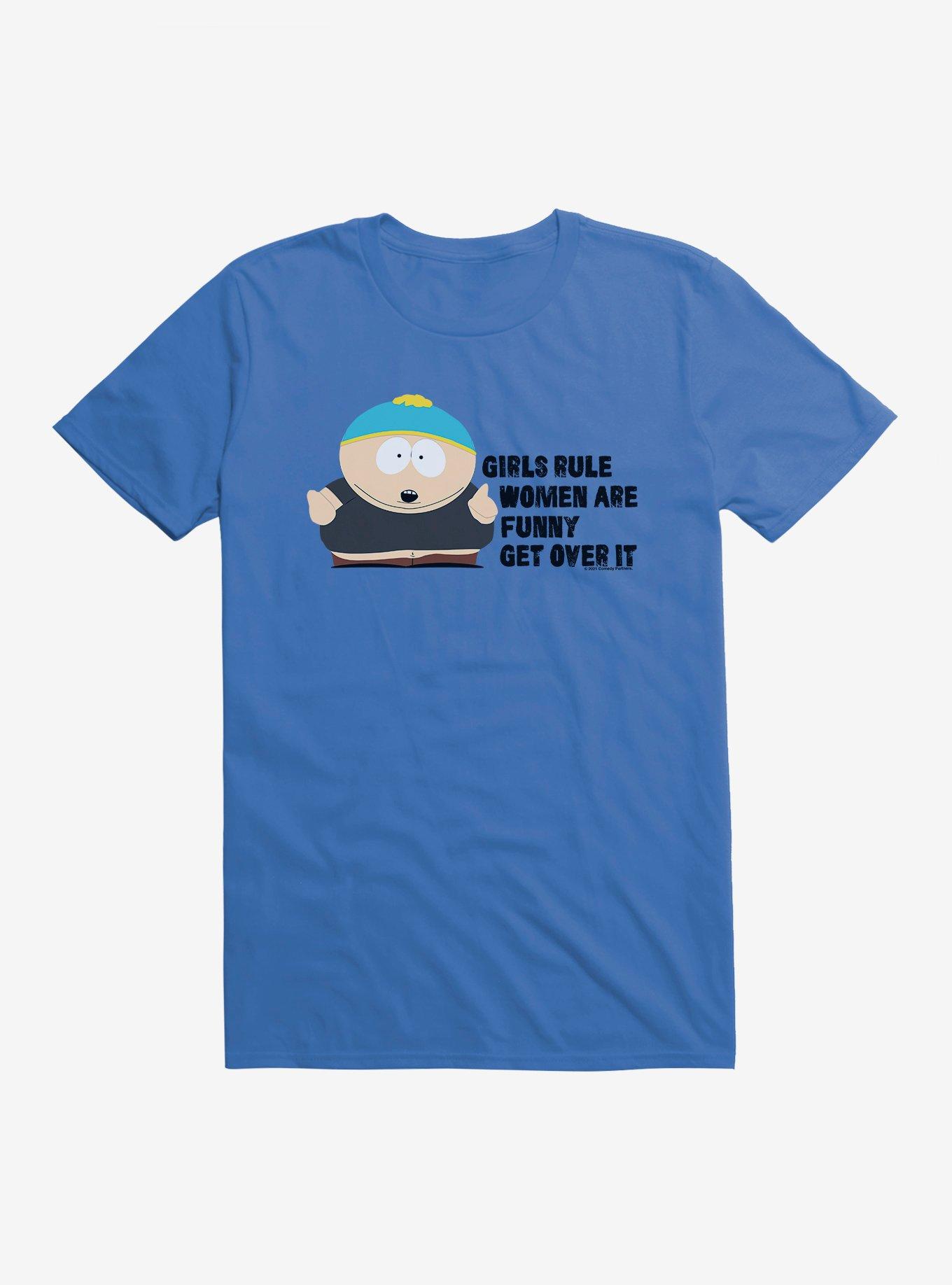 South Park Season Reference Girls Rule T-Shirt, ROYAL BLUE, hi-res
