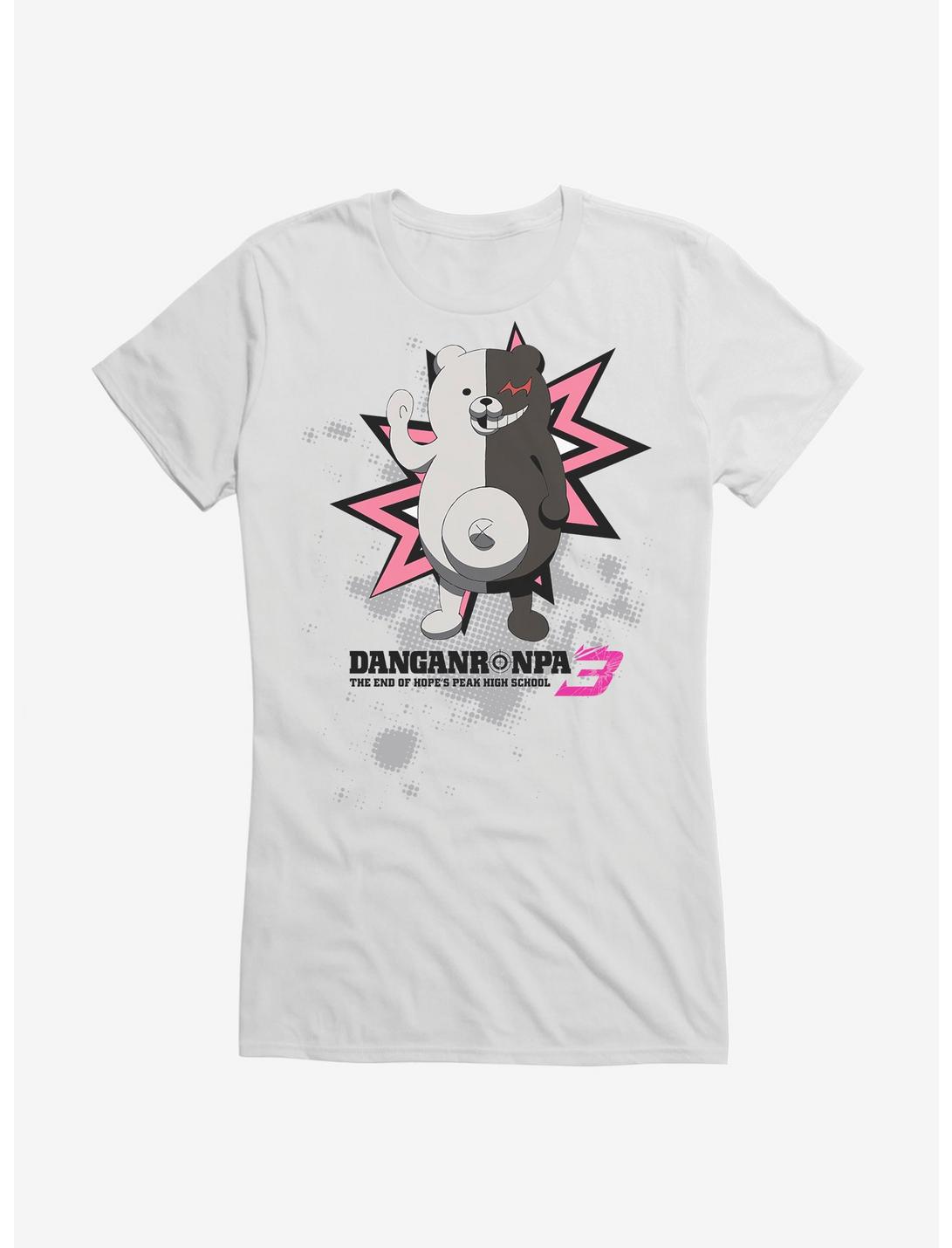 Danganronpa 3 Monokuma Standing Girls T-Shirt, WHITE, hi-res