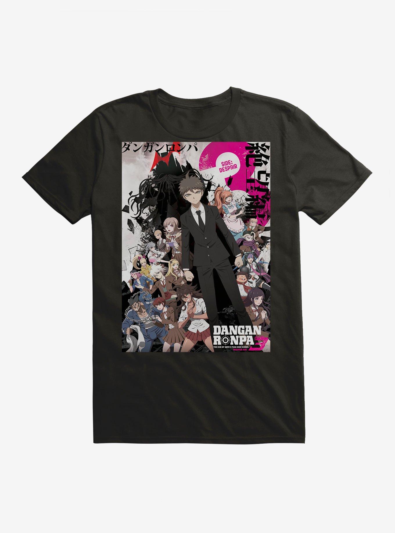 Danganronpa 3 Group Characters T-Shirt, BLACK, hi-res