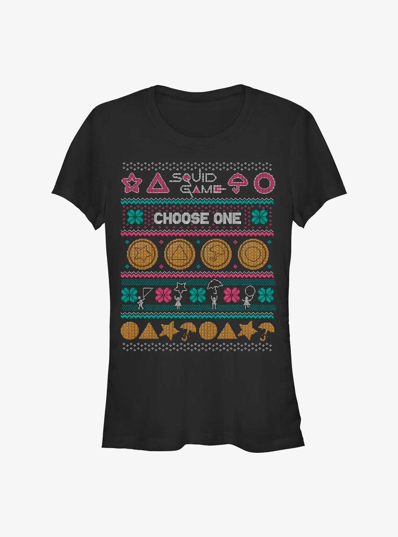 Squid Game Dagalog Cookie Ugly Sweater Girls T-Shirt, , hi-res