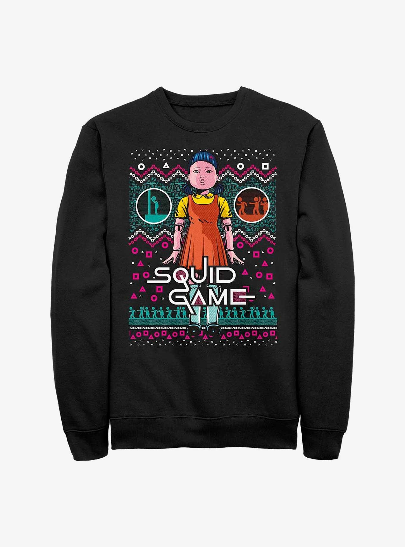 Squid Game Red Light Green Sweatshirt, , hi-res