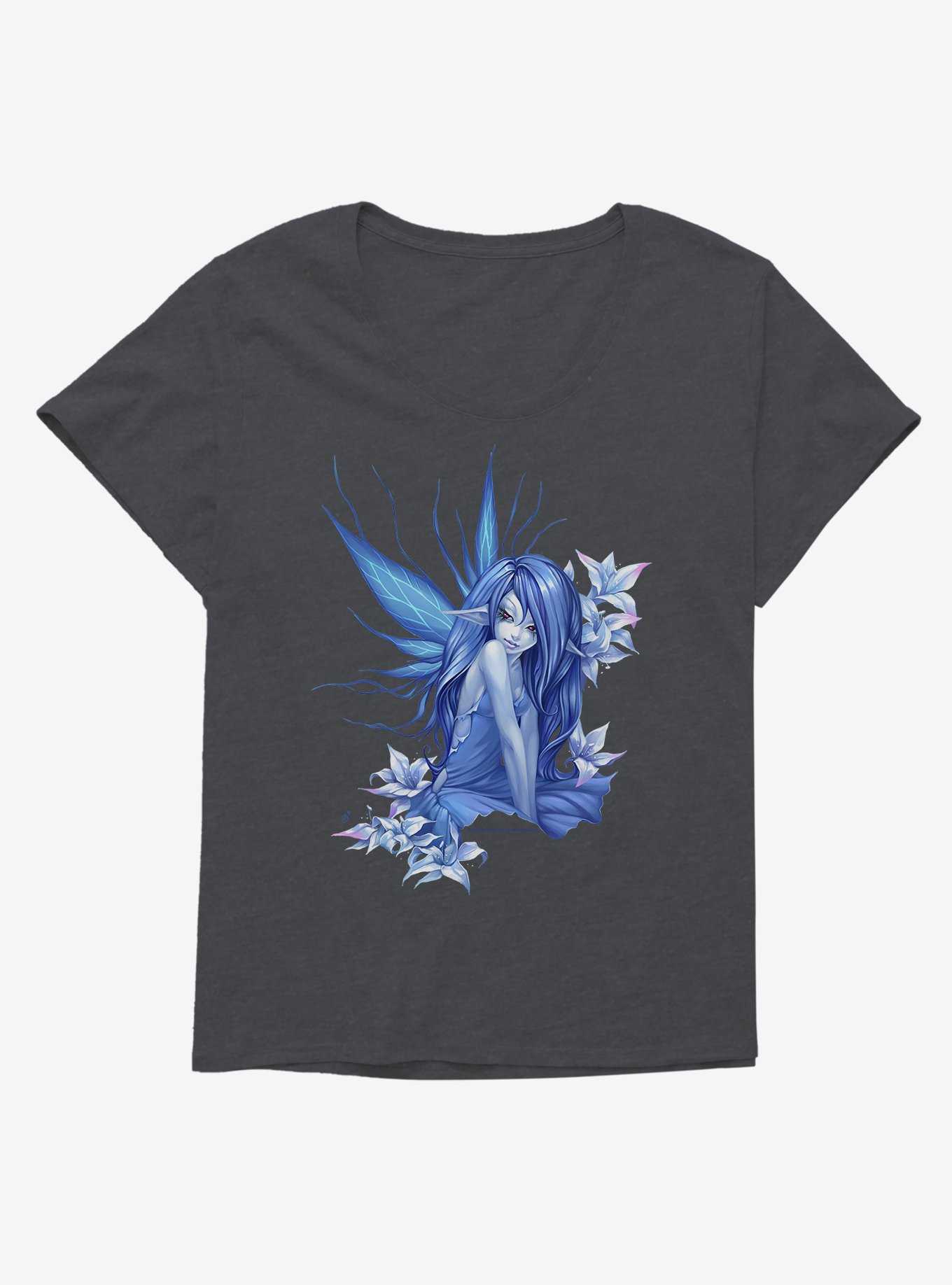 Fairies By Trick Blue Wing Girls T-Shirt Plus Size, , hi-res
