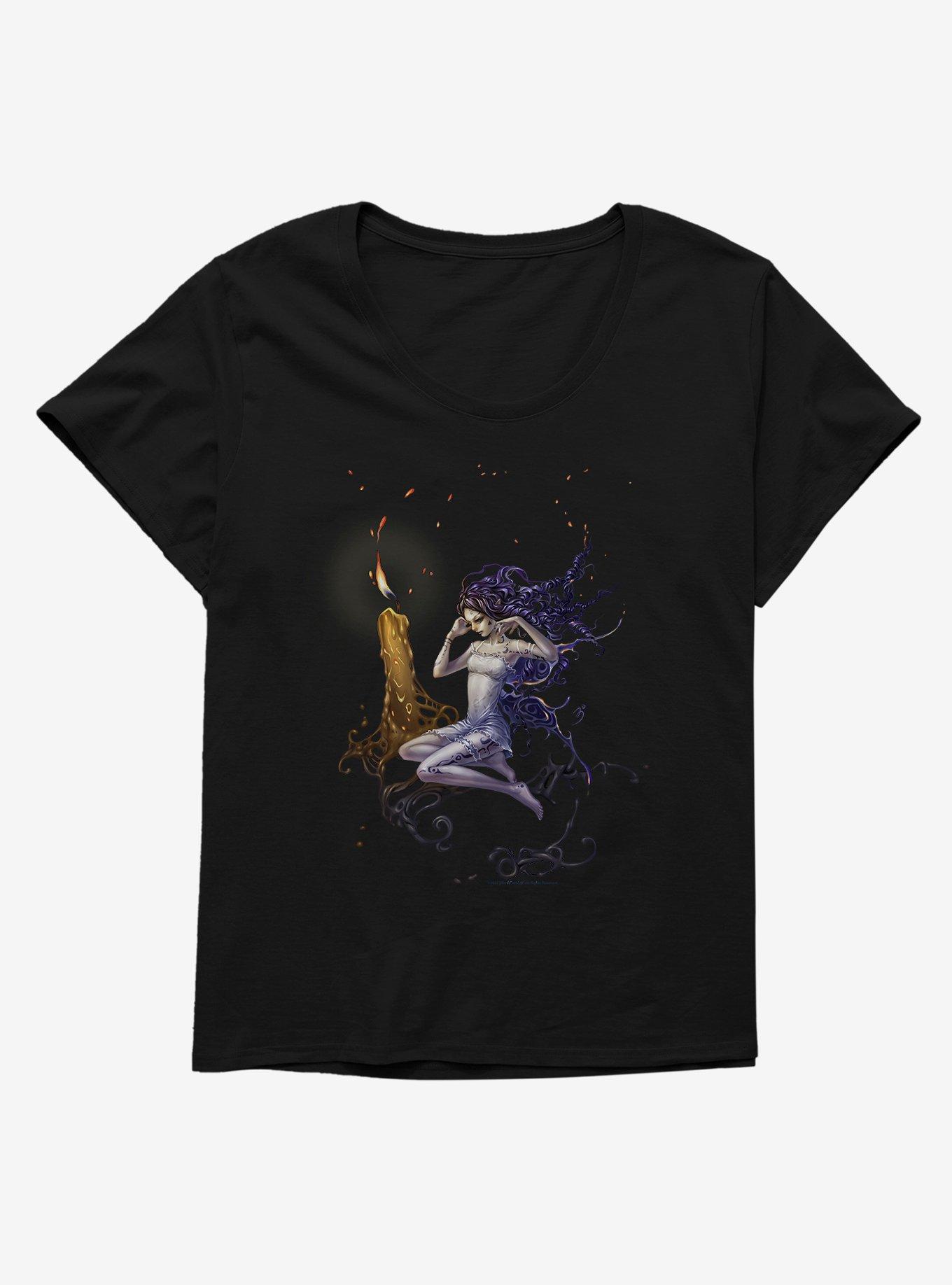 Fairies By Trick Candle Fairy Girls T-Shirt Plus