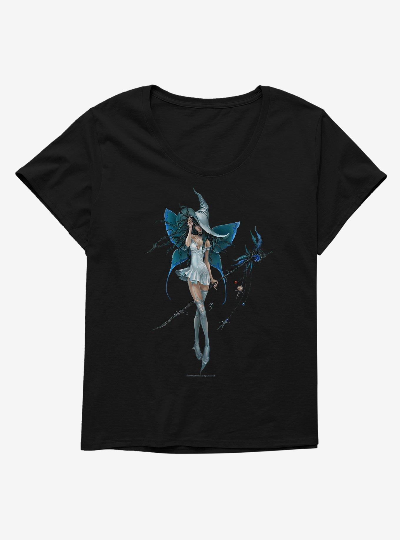 Fairies By Trick Witch Fairy Girls T-Shirt Plus