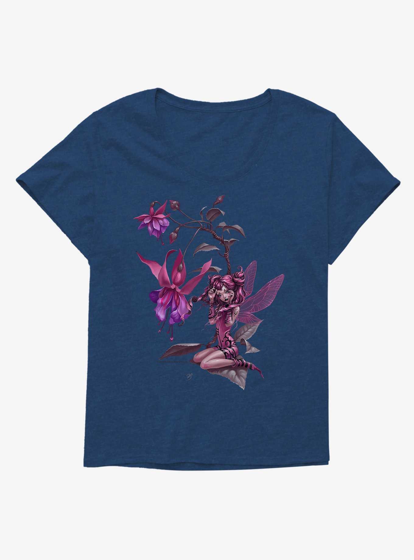 Fairies By Trick Purple Flower Fairy Girls T-Shirt Plus Size, , hi-res