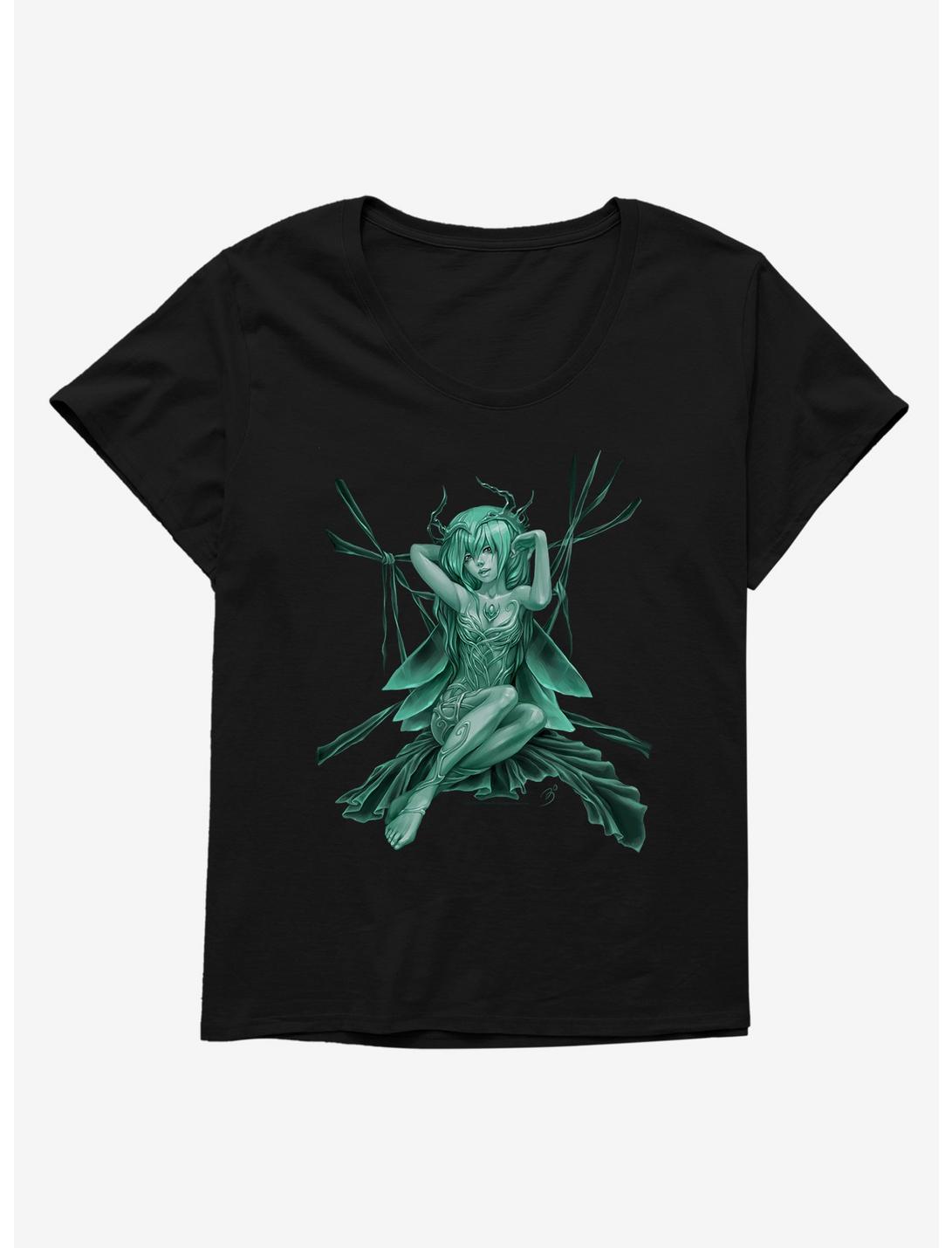 Fairies By Trick Turquoise Fairy Girls T-Shirt Plus Size, BLACK, hi-res