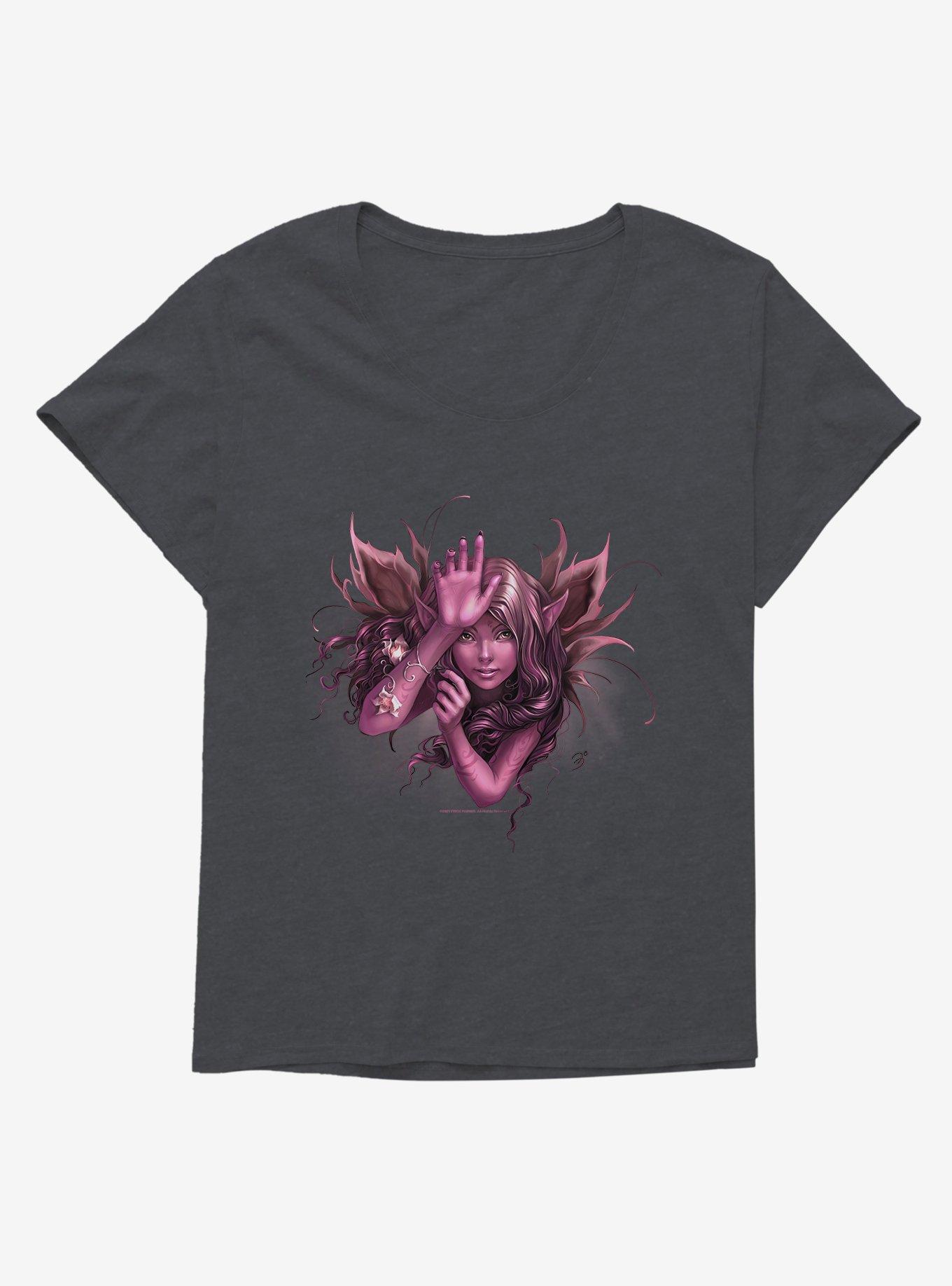 Fairies By Trick Violet Fairy Girls T-Shirt Plus