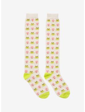 Frog & Mushroom Knee-High Socks, , hi-res