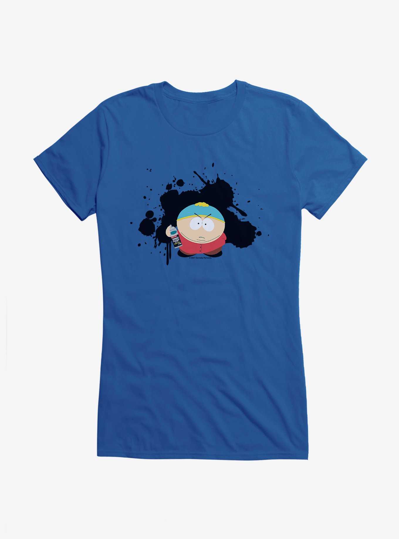 South Park Season Reference Cartman Spray Paint Girls T-Shirt, , hi-res