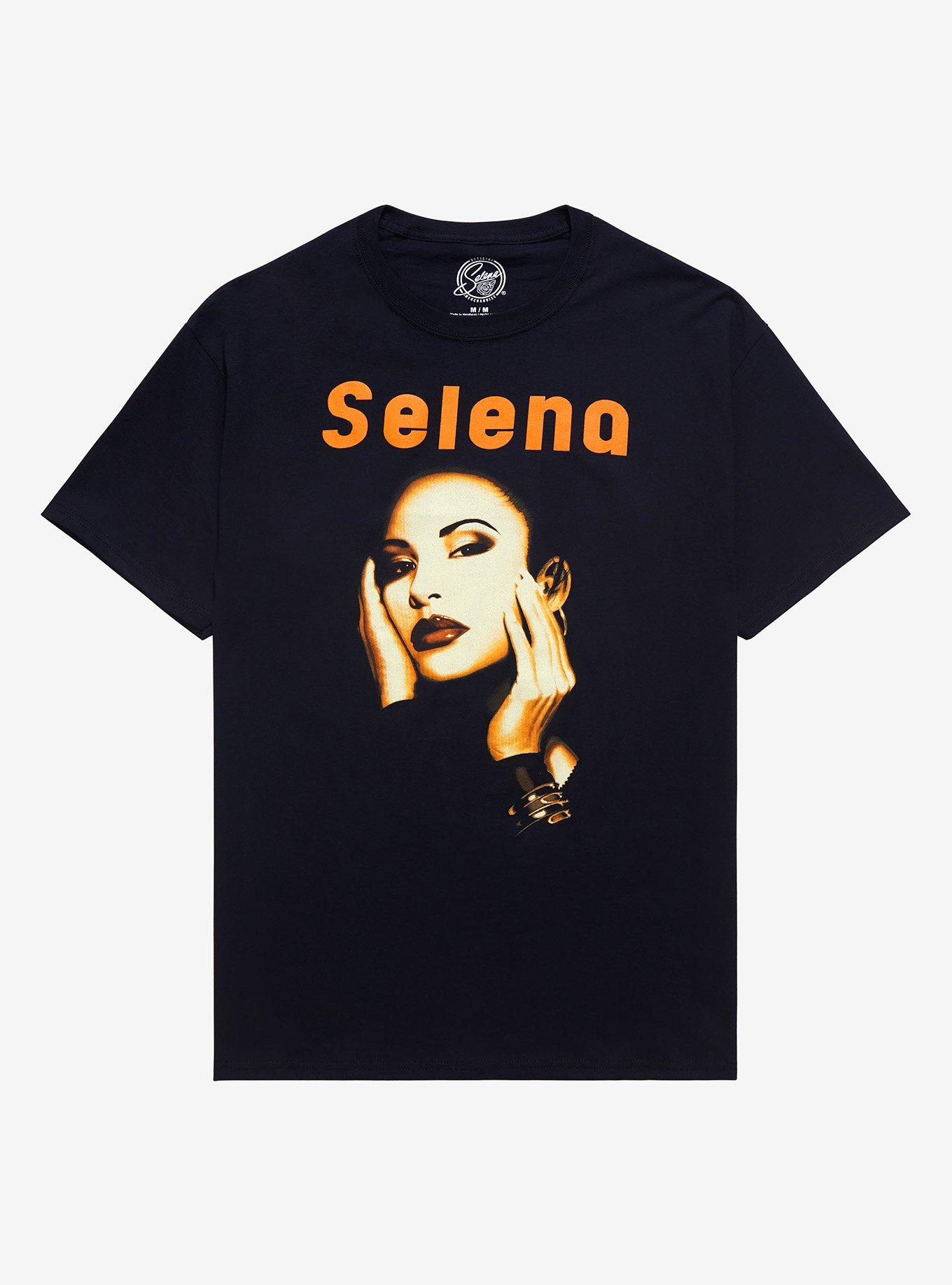 Selena Face Girls T-Shirt, BLACK, hi-res