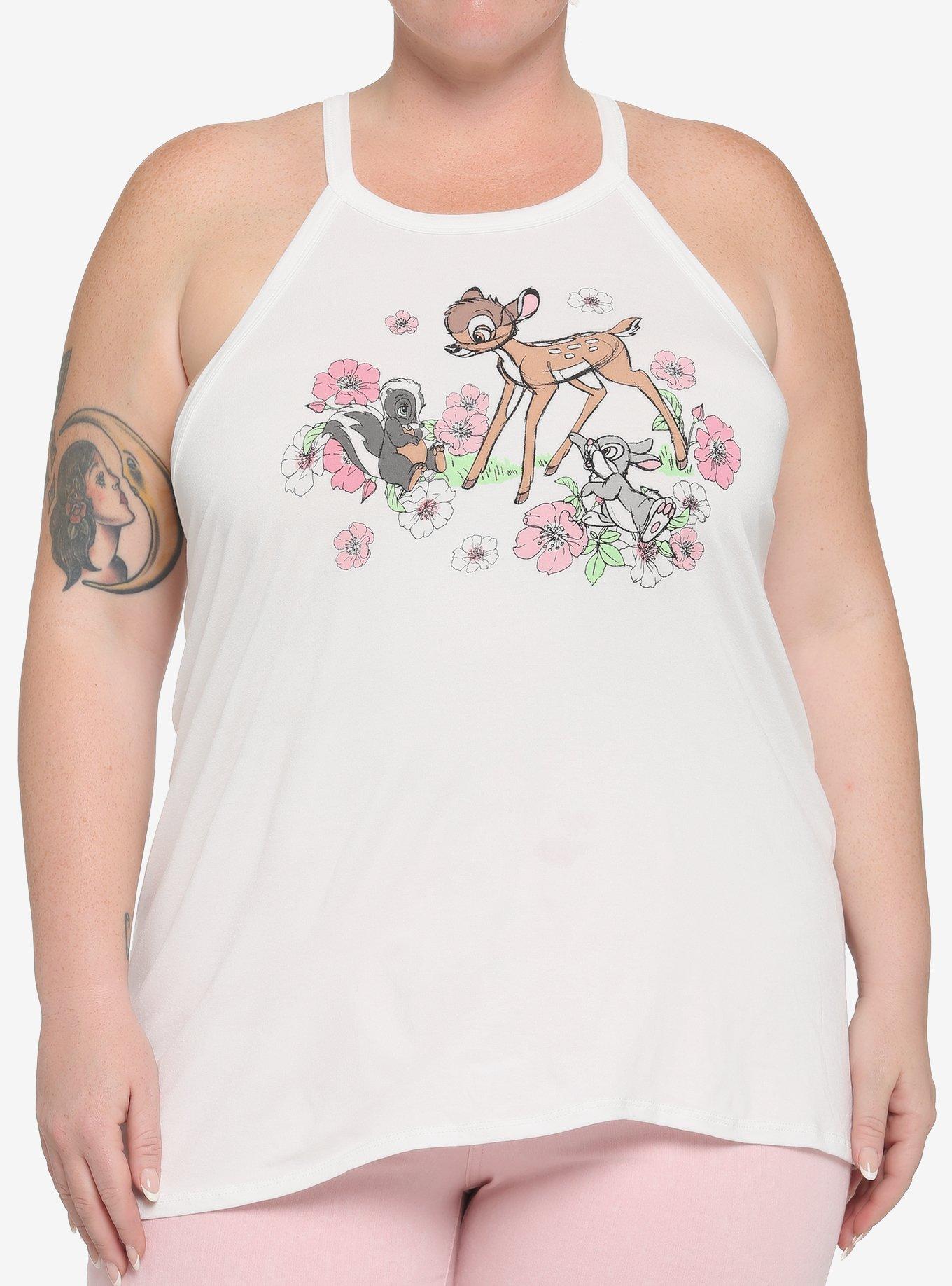 Disney Bambi Trio Tank Top Plus Size, MULTI, hi-res
