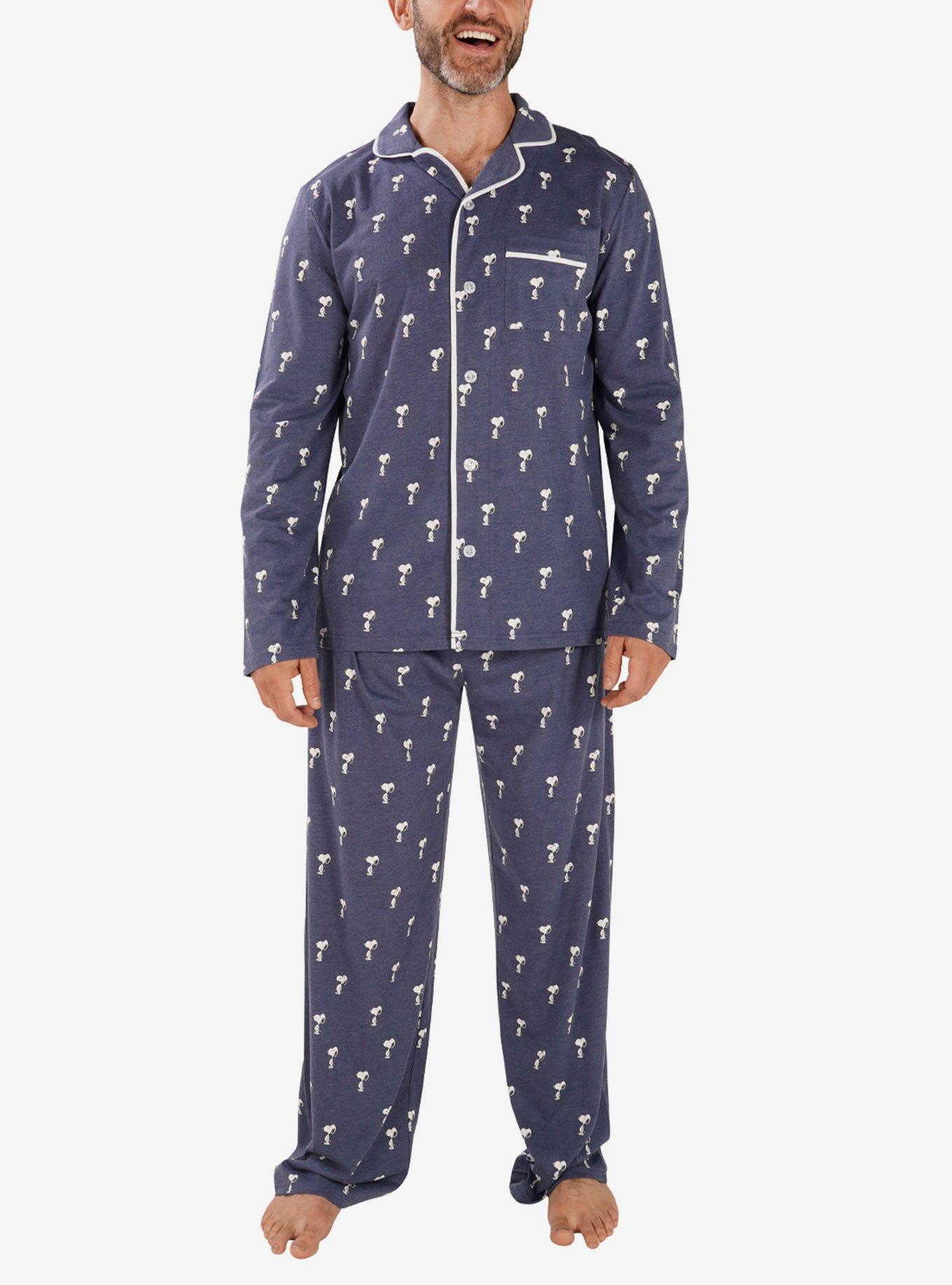 Peanuts Snoopy Pajama Set, BLUE, hi-res