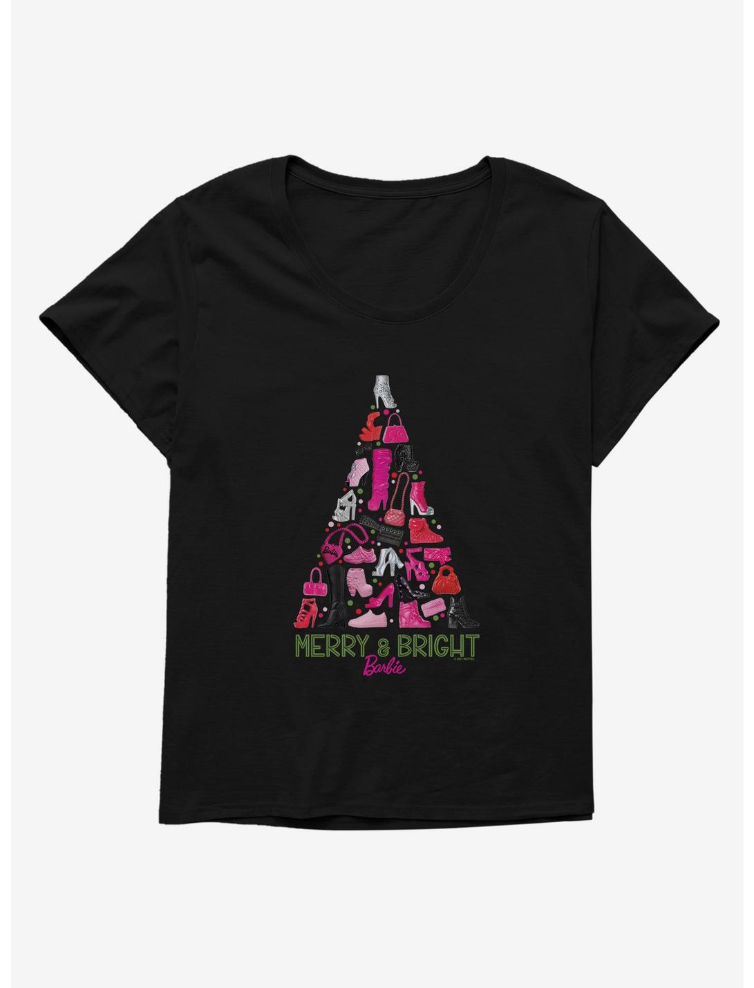 Barbie Holiday Merry And Bright Womens T-Shirt Plus Size, , hi-res