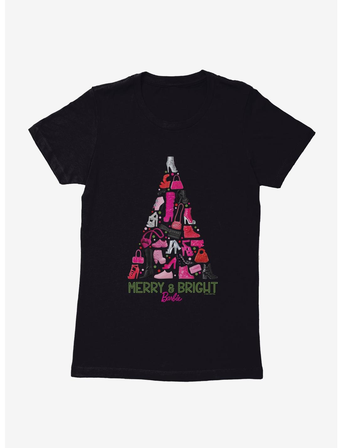 Barbie Holiday Merry And Bright Womens T-Shirt, , hi-res