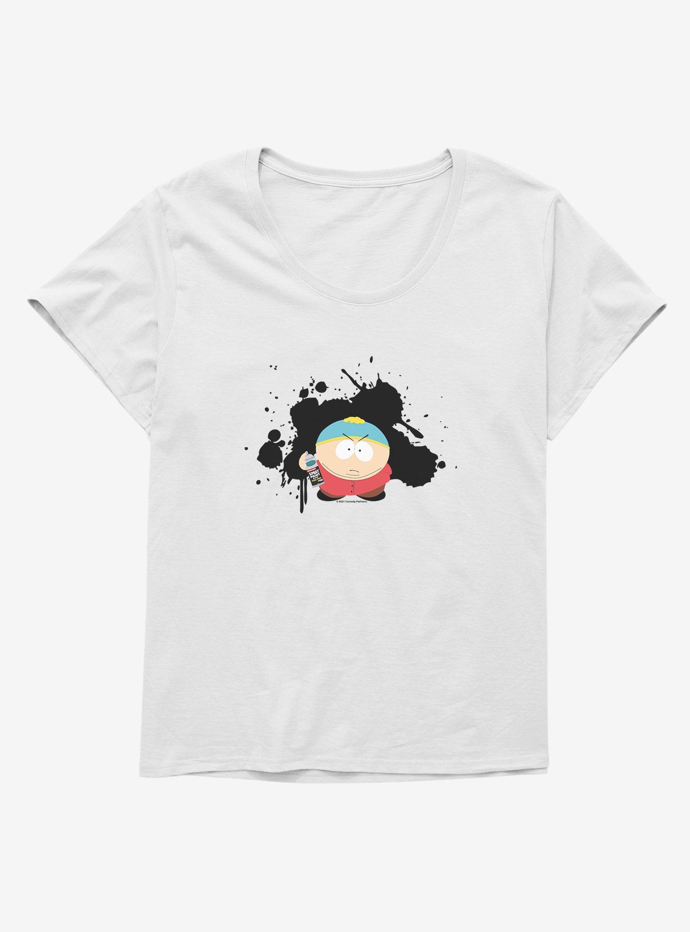 South Park Season Reference Cartman Spray Paint Girls T-Shirt Plus Size, , hi-res