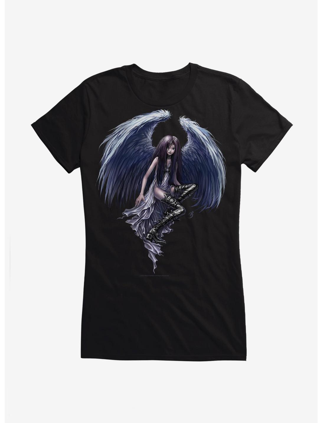 Fairies By Trick Icy Blue Fairy Girls T-Shirt, BLACK, hi-res