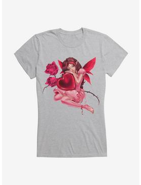 Fairies By Trick Love Fairy Girls T-Shirt, HEATHER, hi-res