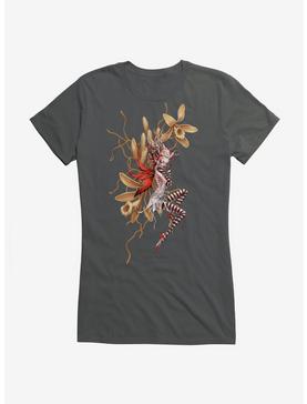Fairies By Trick Red Wing Fairy Girls T-Shirt, CHARCOAL, hi-res