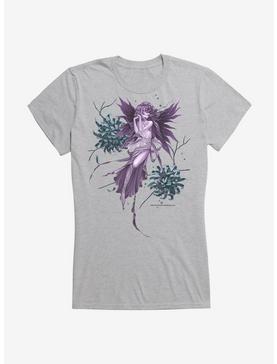 Fairies By Trick Sweet Purple Fairy Girls T-Shirt, HEATHER, hi-res