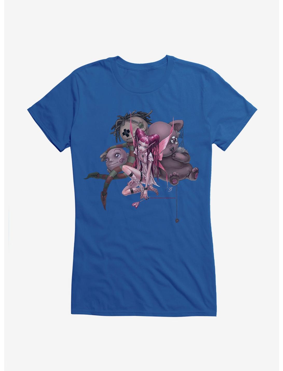Fairies By Trick Teddy Fairy Girls T-Shirt, ROYAL, hi-res