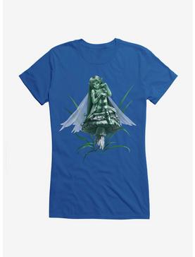 Fairies By Trick Green Mushroom Fairy Girls T-Shirt, ROYAL, hi-res