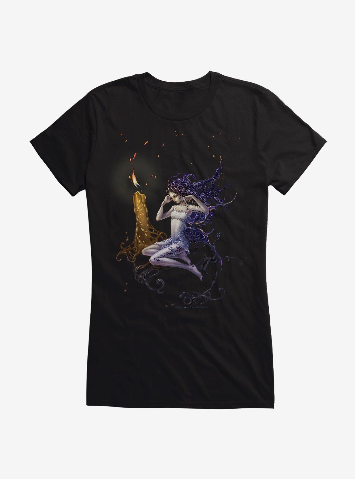 Fairies By Trick Candle Fairy Girls T-Shirt