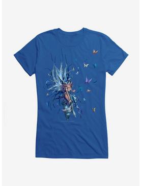 Fairies By Trick Kitty Kat Fairy Girls T-Shirt, ROYAL, hi-res
